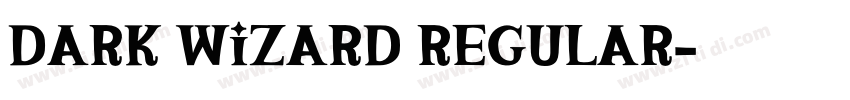 Dark Wizard Regular字体转换